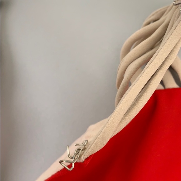 Esley Red Undertone Dark Orange Dress - Picture 3 of 6